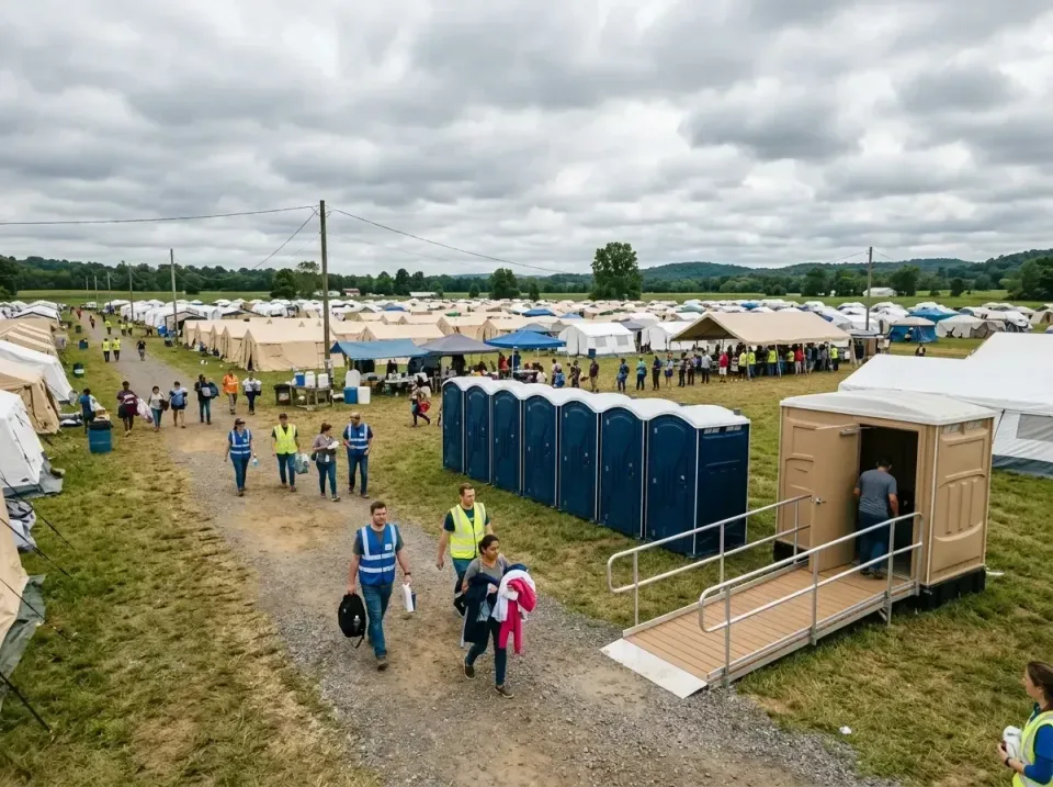 disaster-relief-camp-restrooms-010 — frequently asked questions, Dumpster & Portable Bathrooms Rental in Arizona City, AZ